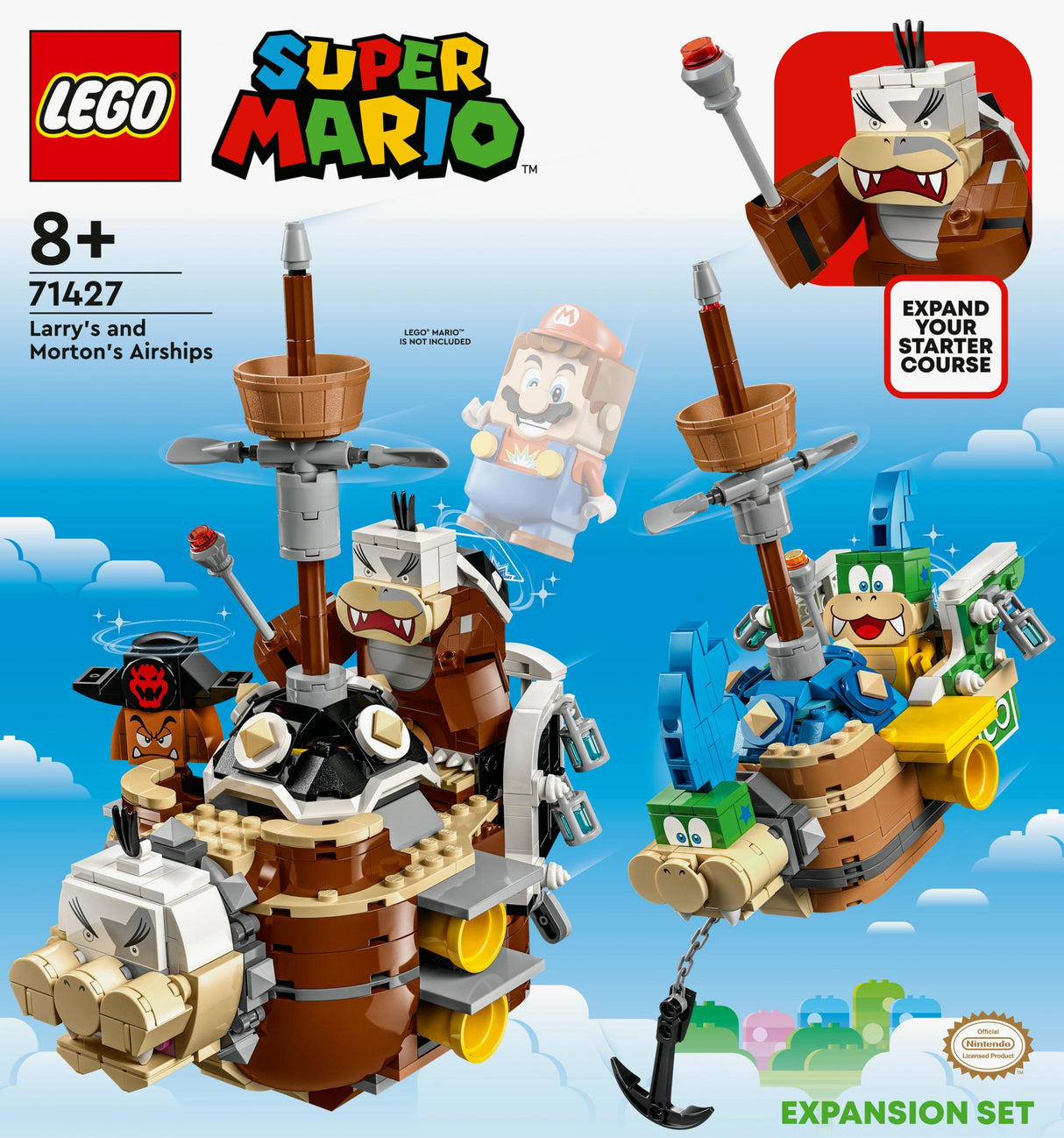 LEGO Super Mario - Larry's and Morton’s Airships Expansion Set (71427.) LEGO