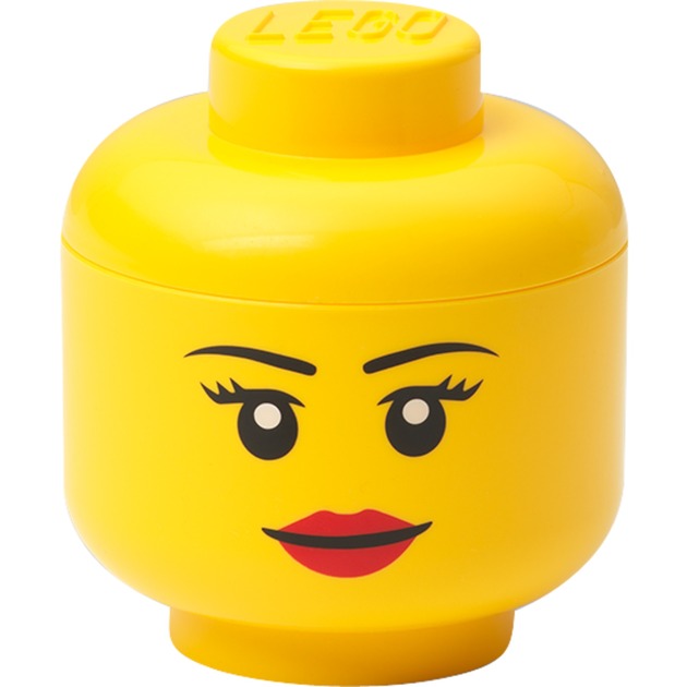 Room Copenhagen LEGO Storage Head "Girl", mini | 40331725 Room Copenhagen