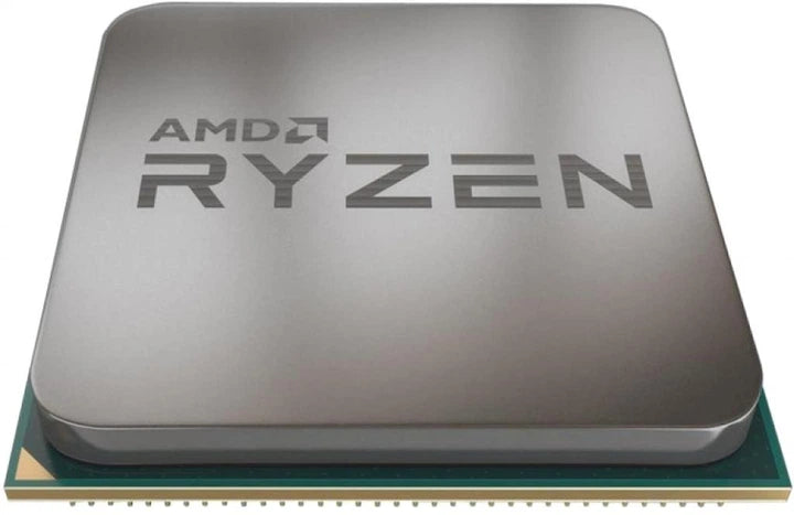 AMD Ryzen 5 4500 trayprocessor til AM4 set skråt ovenfra