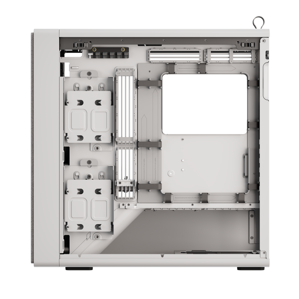 HAVN BF 360 Flow – weißes Midi-Tower-Gehäuse mit vorinstallierten Hochleistungslüftern