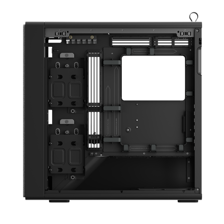 HAVN BF 360 Flow – sort Mid Tower kabinet med præinstallerede high-performance fans HAVN