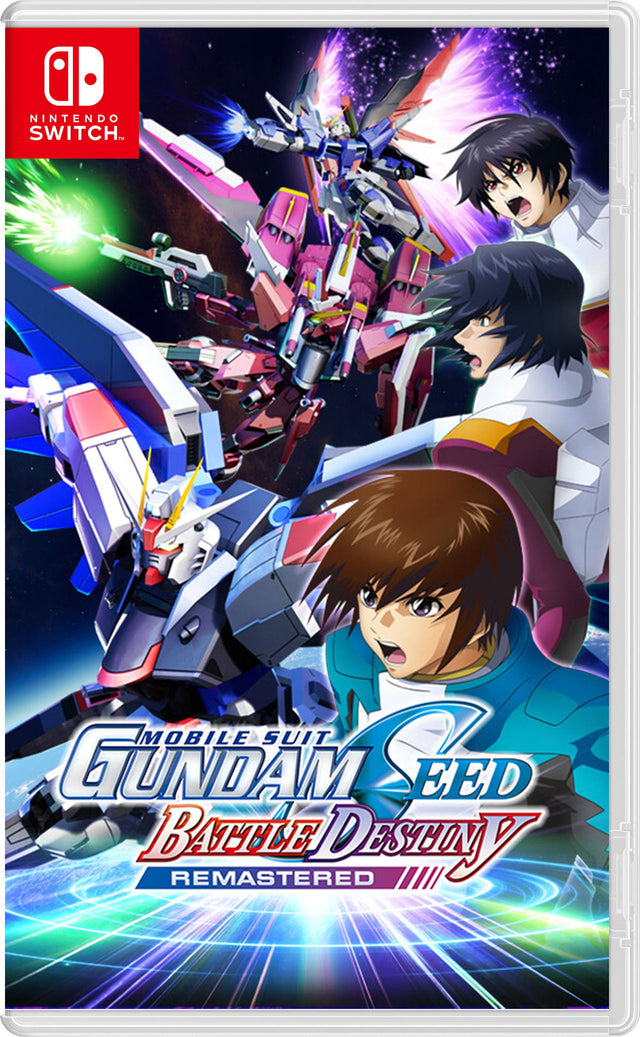 Mobile Suit Gundam SEED Battle Destiny Remastered – forside til Nintendo Switch