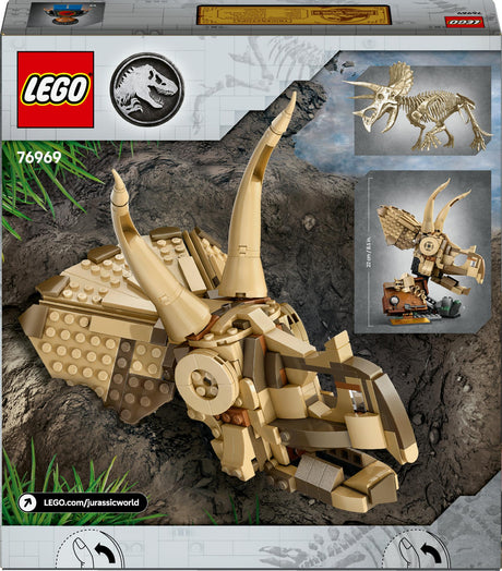 LEGO 76969 Jurassic World Dinosaur Fossils: Triceratops Skull LEGO