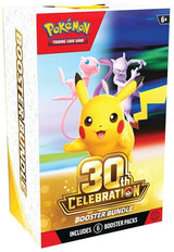 Pokémon TCG 30th Celebration – Booster Bundle – 6 pakker – boosteræske skråt forfra