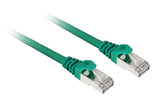 Grønt Sharkoon RJ45 netværkskabel med Cat.7a-råkabel