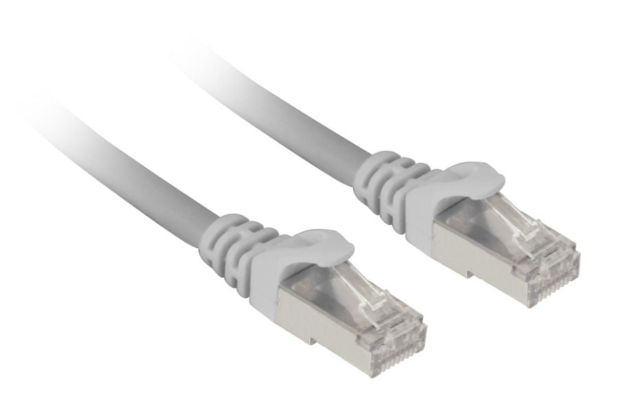 Gråt Sharkoon RJ45 patchkabel på to meter