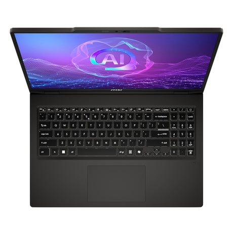MSI VenturePro 16 A2RWEG-003FR – tastatur og touchpad set ovenfra