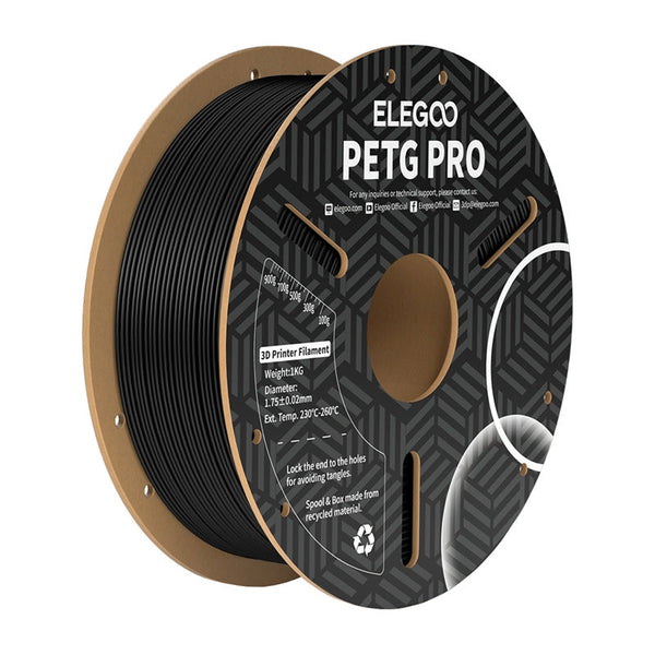 Elegoo PETG Pro filament – sort, 1 kg