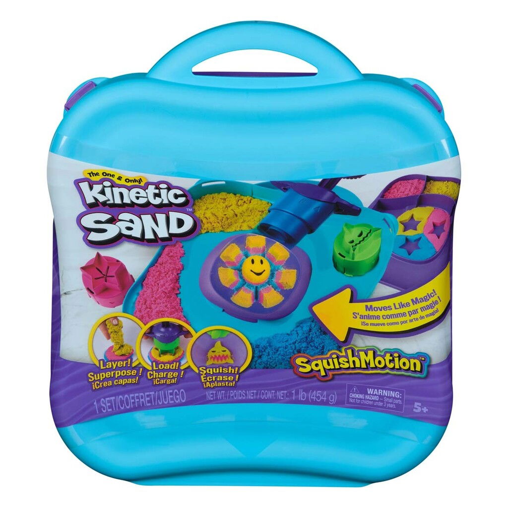 Kinetic Sand SquishMotion – Kreativt sandsæt 6069401 – emballage