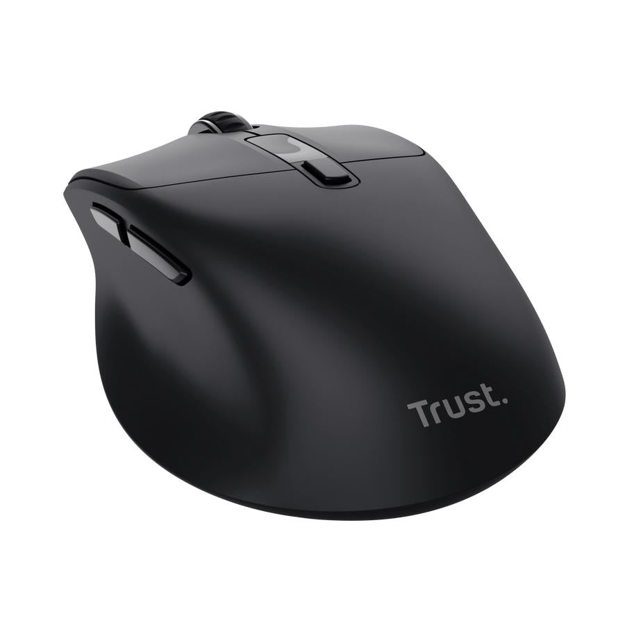 TRUST ZEVO FAST RECH MULTI-WIRELESS MOUSE - BLACK TRUST