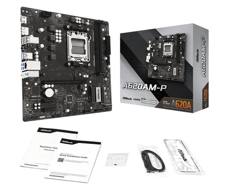ASRock A620AM-P bundkort - produktbillede 6