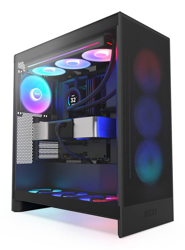 NZXT H-Serie H7 Flow RGB Tower ATX – Schwarz