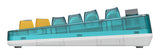 8BitDo Retro 87 Mechanical Keyboard Clear Blue – Tastatur set fra højre side