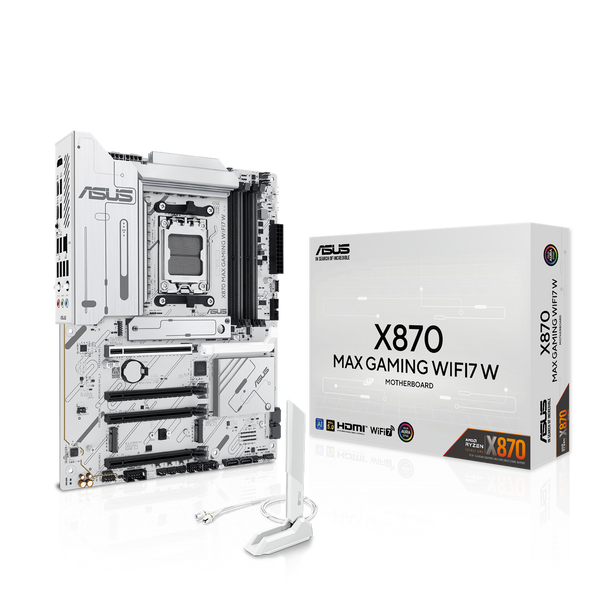 ASUS X870 MAX GAMING WIFI7 WHITE (ATX, X870, AM5, DDR5)