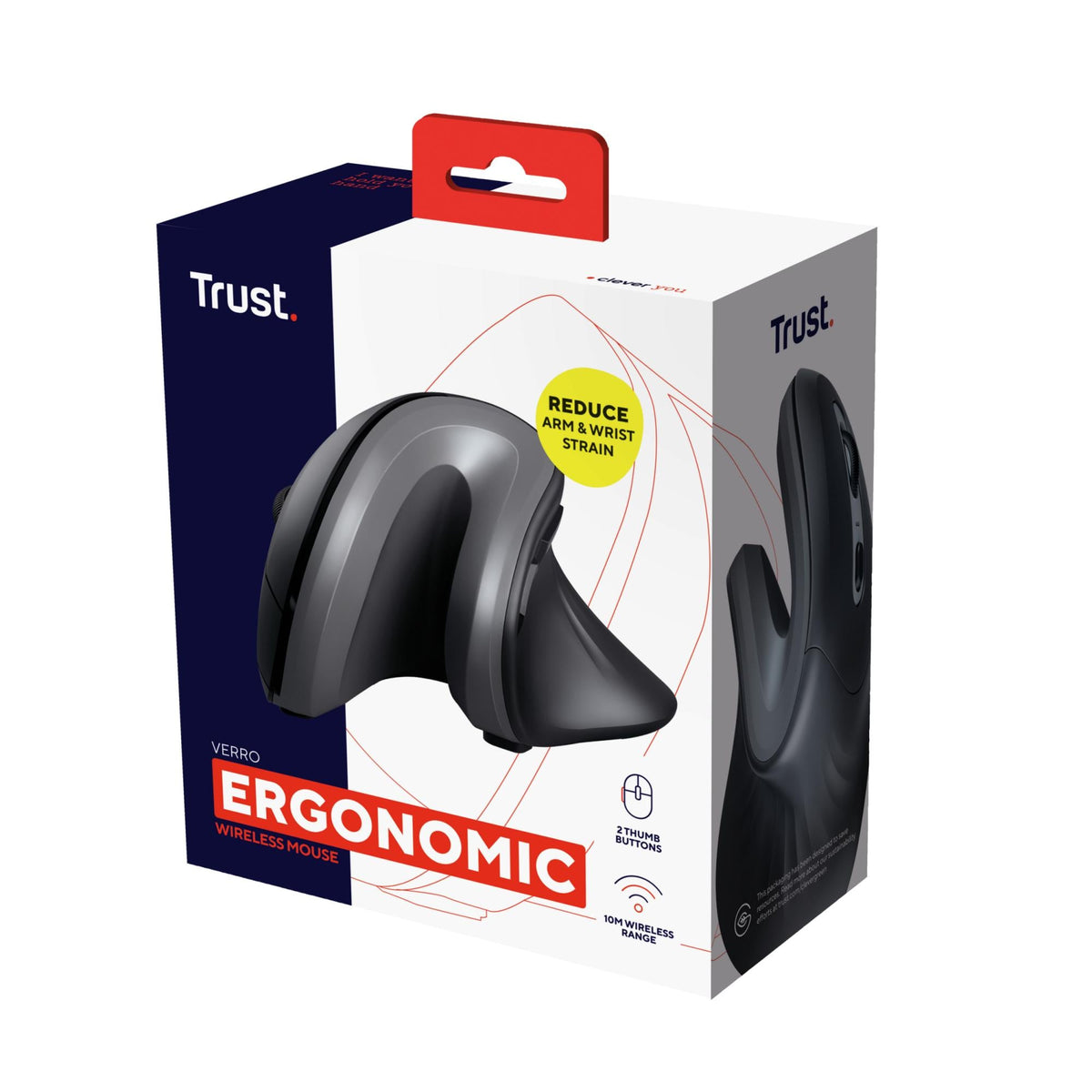 TRUST VERRO WIRELESS ERGO MOUSE TRUST