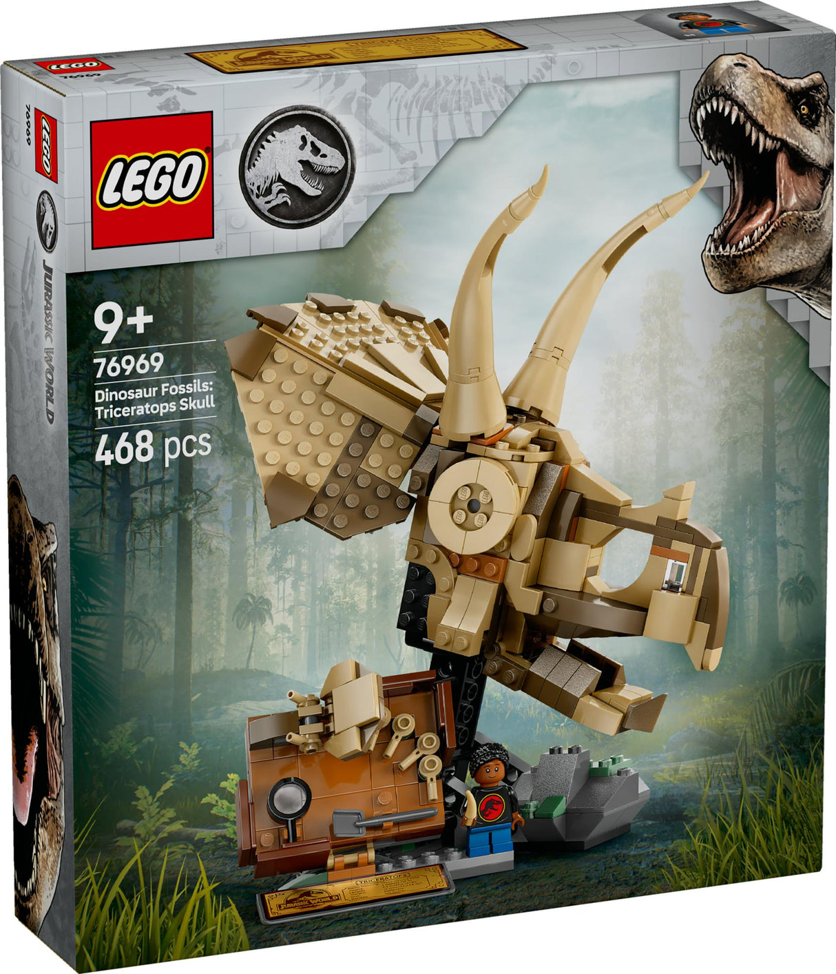 LEGO 76969 Jurassic World Dinosaur Fossils: Triceratops Skull LEGO