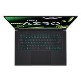Gigabyte AERO X16 1VH93DEC64AH – tastatur set ovenfra