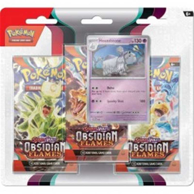 Pokémon Scarlet & Violet Obsidian Flames 3-Pack Blister (Engelsk) Pokemon