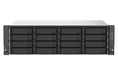 QNAP TS-1673AU-RP-16G – front med 16 drevbåse