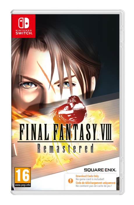 Final Fantasy VIII Remastered Switch Code in a Box – Æske med downloadkode