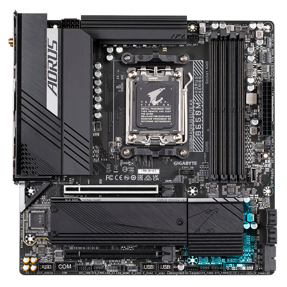 GIGABYTE B650M AORUS ELITE AX, motherboard (black) - AM5 GigaByte