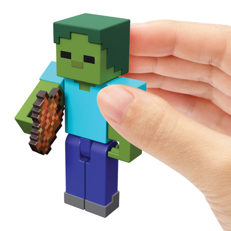 Minecraft - Biome Builds - 8cm Asst Figure - Zombie  (JCN44) Minecraft
