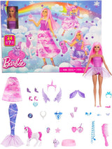 Barbie Fantasy julekalender – Dukke og tilbehør – JFL66 – kalender, dukke og tilbehør