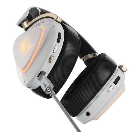 ASUS ROG Delta II-KJP trådløst gaming-headset – nærbillede af produktets detaljer