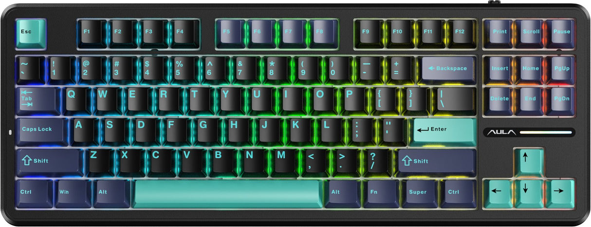 Aula F87 Pro GrayWood V4 - Gaming Tastatur