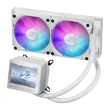 ASUS ROG RYUJIN III 240 ARGB WHITE Ed. AiO Liquid Cooler w. 3.5" LCD, 2x120mm ROG ARGB Magnetic Daisy-chainable Fans 2200 RPM PWM ASUS