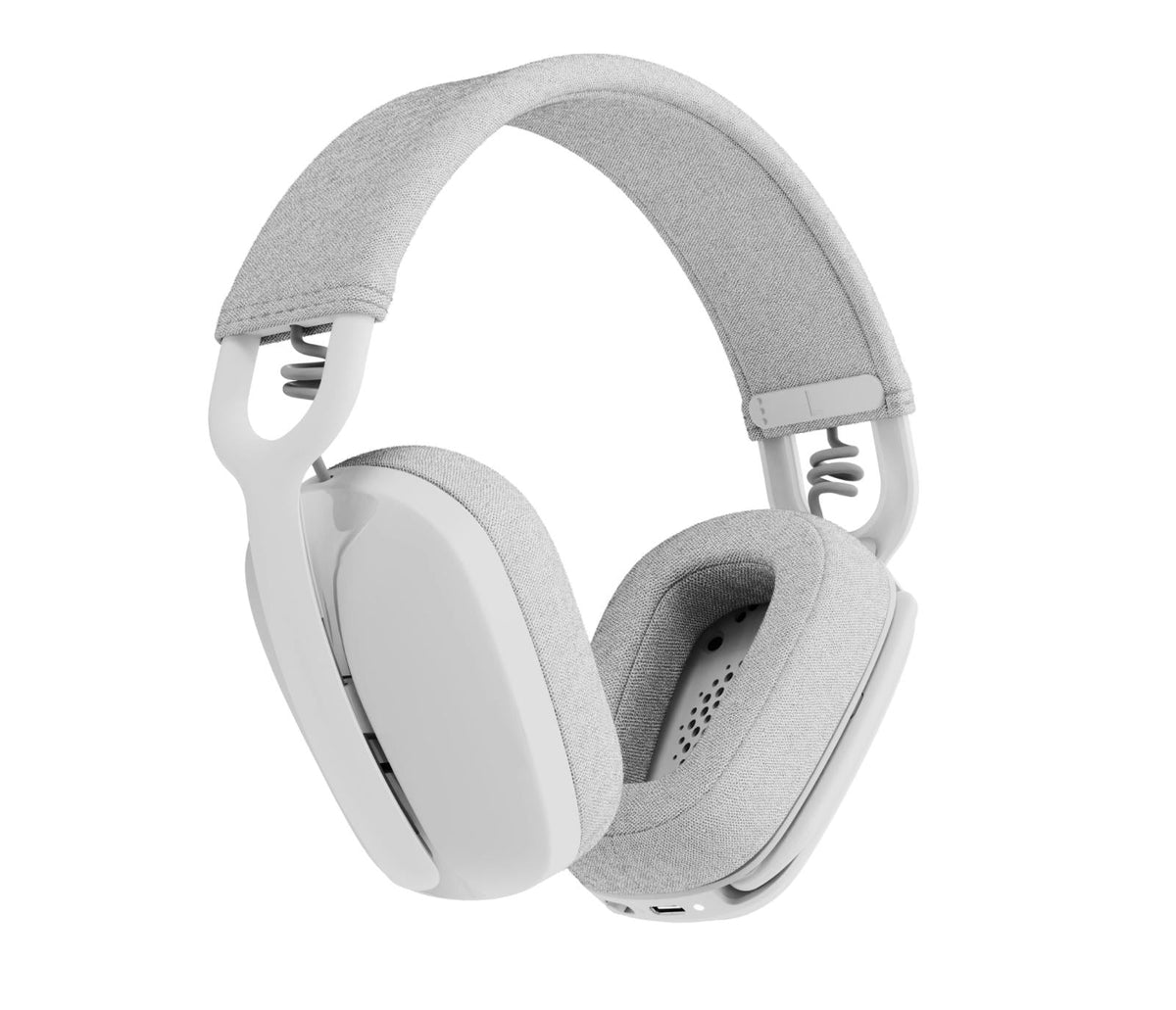 Logitech - Zone Vibe 100 Lightweight Wireless Over Ear Headphones - Noise Canceling Microphone - OFF WHITE