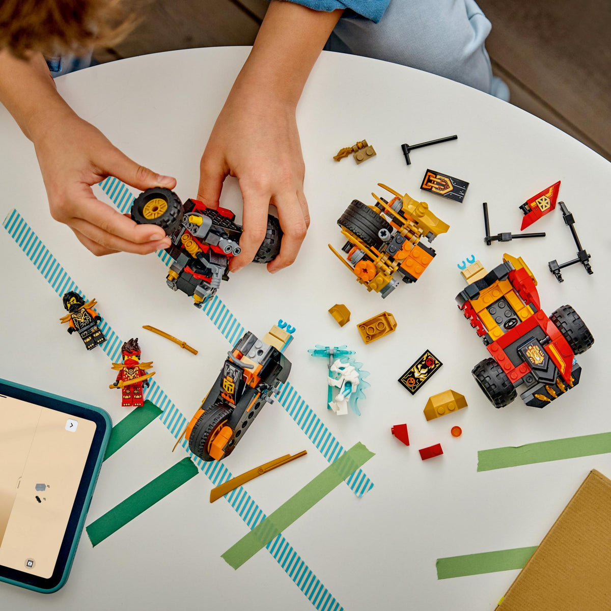 LEGO - Ninjago - Kai and Cole's Combiner Vehicles (71864) LEGO