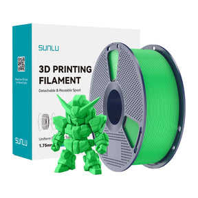 Sunlu PLA+ 2.0 filament – grøn, 1,75 mm, 1 kg