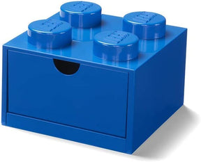 Room Copenhagen LEGO Desk Drawer 4 , storage box (blue, knobs) Room Copenhagen
