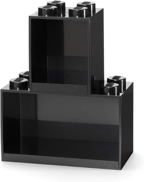 Room Copenhagen LEGO Regal Brick Shelf 8+4, Set 41171733 (black, 2 shelves) Room Copenhagen