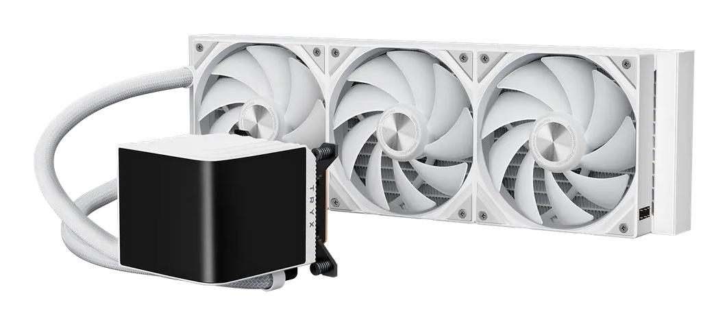 TRYX PANORAMA Upgraded 360mm AIO Liquid Cooler ARGB White TRYX