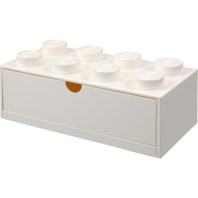 Room Copenhagen LEGO Desk Drawer 8 , storage box (white, knobs) Room Copenhagen
