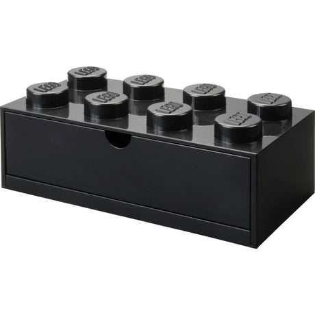 Room Copenhagen LEGO Desk Drawer 8 , storage box (black, knobs) Room Copenhagen