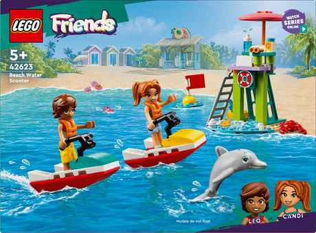 LEGO 42623 Friends Lifeguard Observation Tower with Jet Skis, Construction Toy LEGO