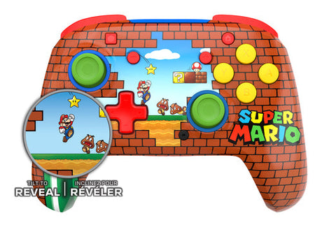 Turtle Beach Rematch Wireless – Mario Bricks Reveal – Switch – Illustration af motivets farveskift