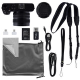 Rollei Powerflex X8 Dual Lens – Zoom- og selfiekamera – Kamera og medfølgende kabler, remme og tilbehør