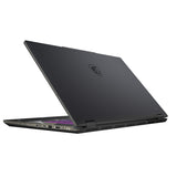 MSI Cyborg 17 B2RWFKG-001FR – bagside og åbent låg