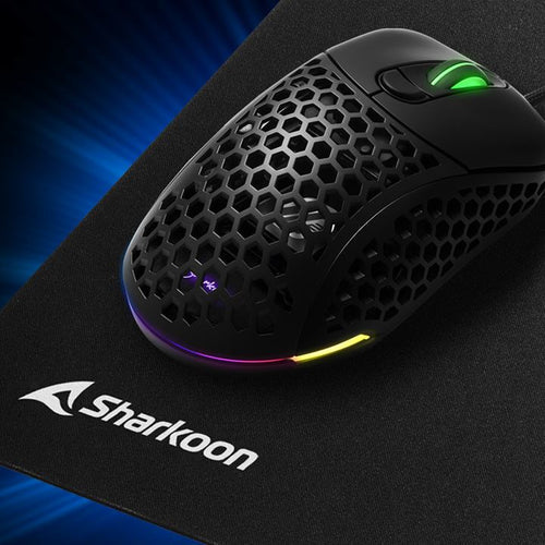 Sharkoon 1337 V2 Gaming Mat M, gaming mouse (black) Sharkoon