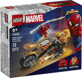 LEGO - Super Heroes - Spider-Man vs. Ghost Rider Motorcycle (76335) LEGO