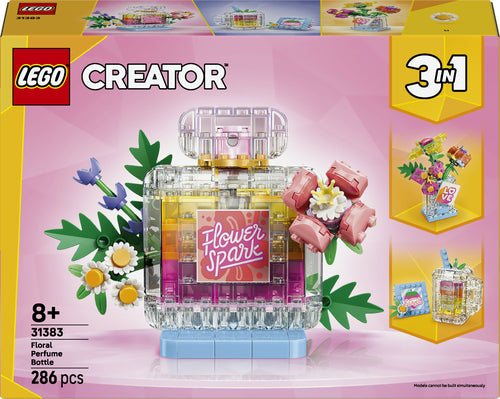 LEGO Creator 3w1 31383 - Flakon perfum z kwiatową ozdobą