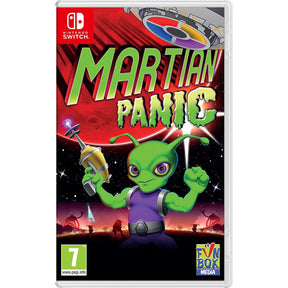 Martian Panic – omslag til Nintendo Switch