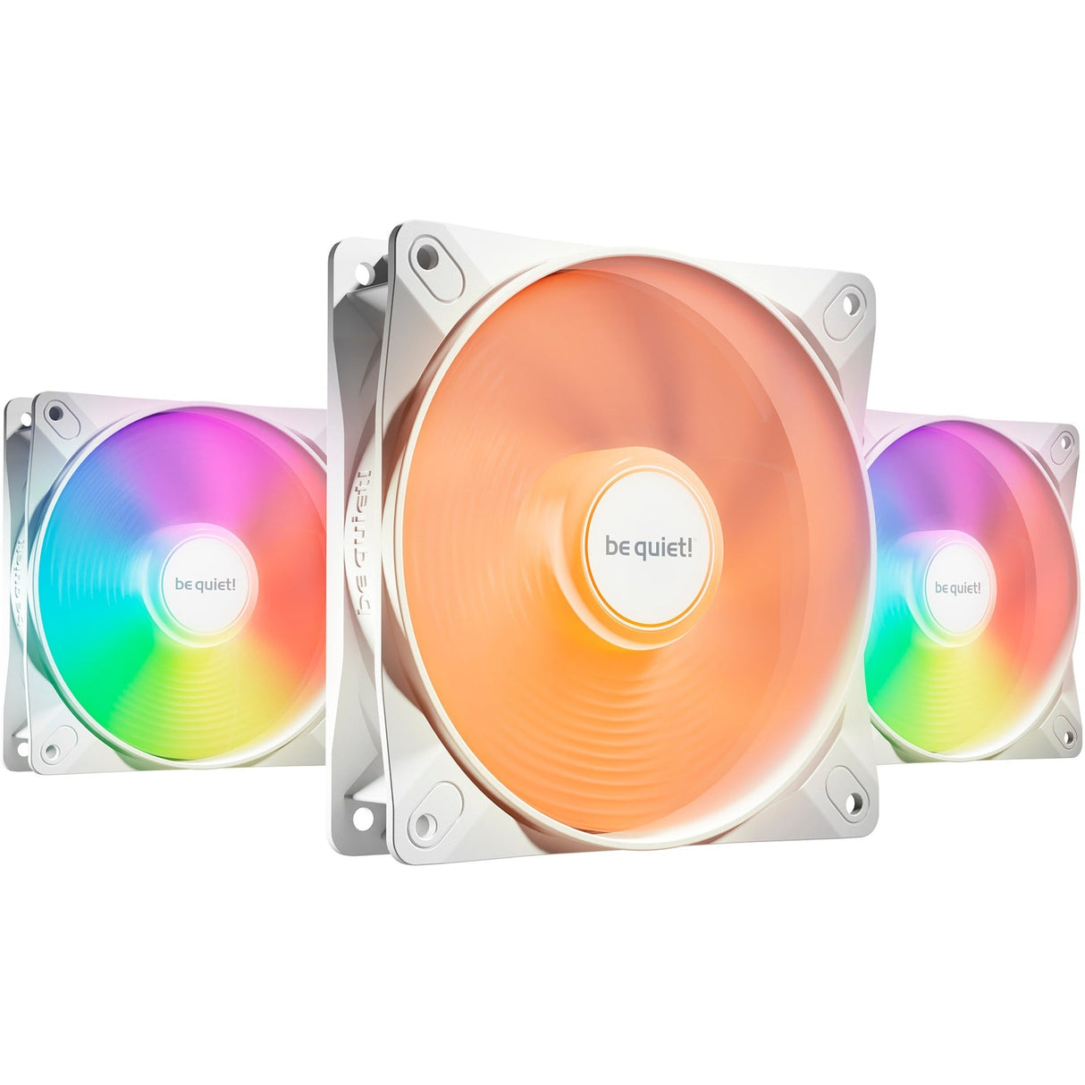 be quiet! Light Wings LX PWM high-speed 120 mm White Triple Pack, case fan (white, pack of 3) Be quiet