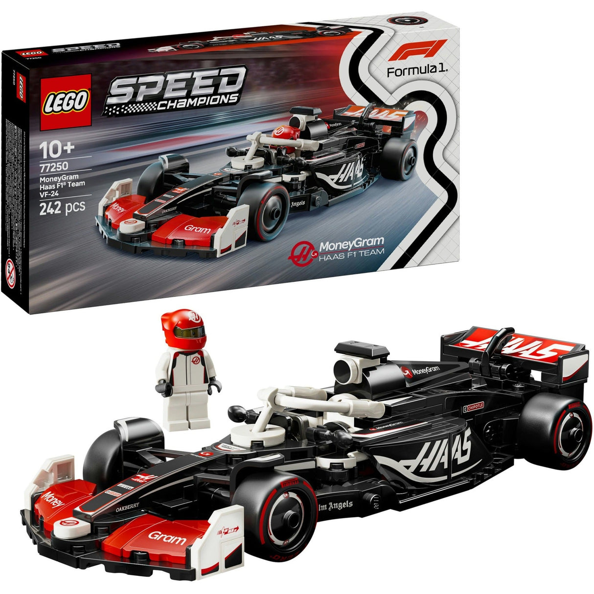 LEGO 77250 Speed Champions MoneyGram Haas F1 Team VF-24 Racing Car LEGO