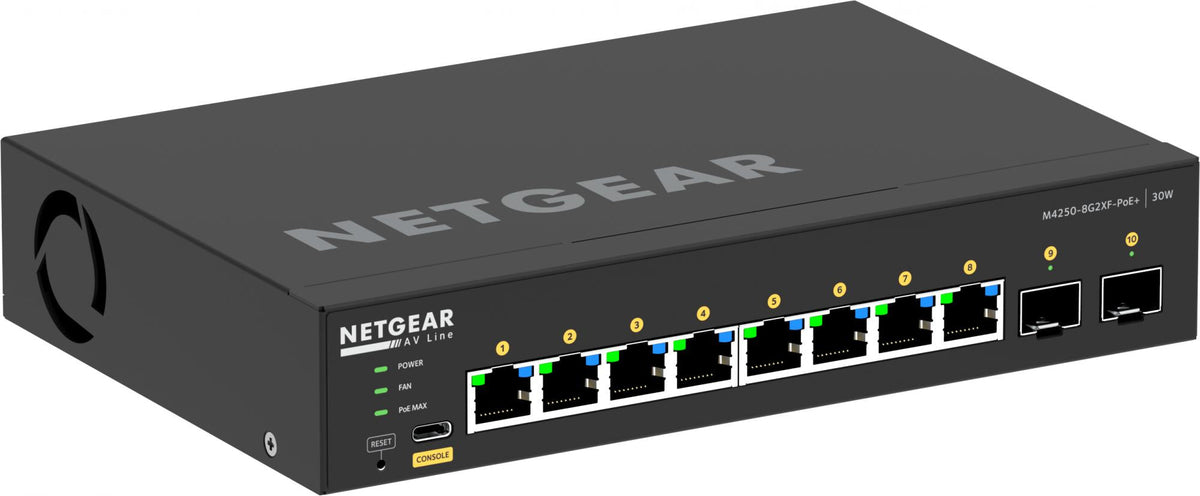 Netgear 10PT M4250-8G2XF-POE+ MANAGED SWCH Netgear International Limited