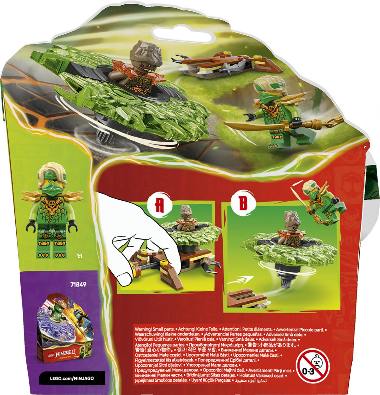 LEGO - Ninjago - Lloyd vs. Earth Monster Spinner (71850) LEGO